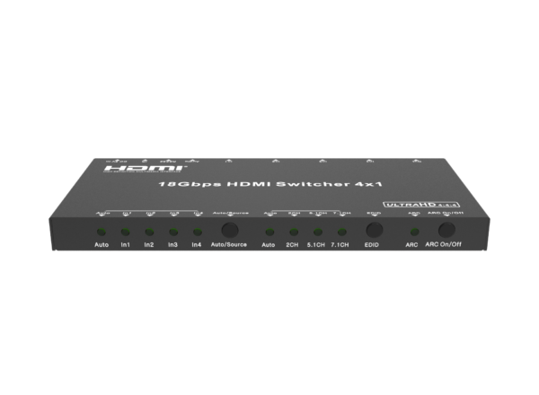 TA-B41A 4x1 HDMI 2.0 Switch with ARC/Audio Breakout