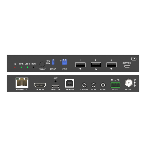 TA-EHB100HCU3K HDBaseT 3.0 Extender 100M 4K60HZ USB-C/HDMI Two Inputs -VS3000 - Image 4