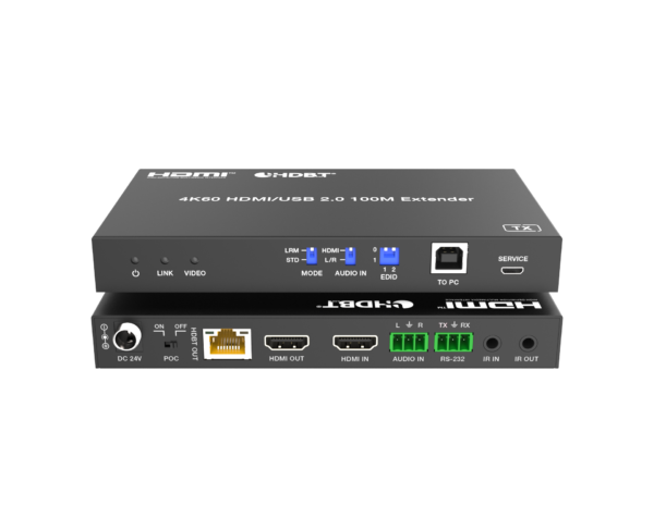 TA-EHB100CN HDBaseT 2.0 Extender 100M 4K60HZ USB and Audio Embedding/De-embedding - Image 5