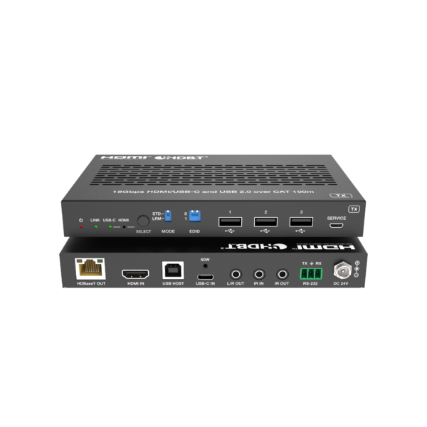 TA-EHB100HCU HDBaseT 2.0 Extender 100M 4K60HZ USB-C/HDMI Two Inputs - Image 5